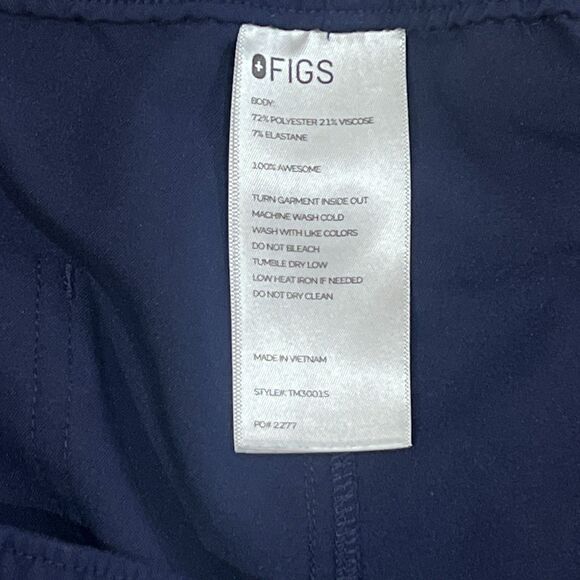 FIGS Cairo Cargo Scrub Pants Navy Blue Technical Collection - Men's Size Large - Picture 5 of 9